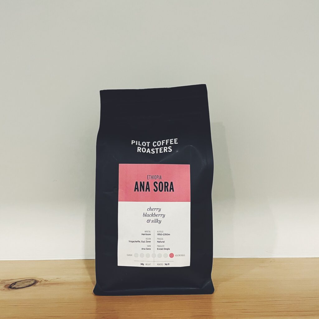 Pilot Coffee Roasters Ana Sora Front